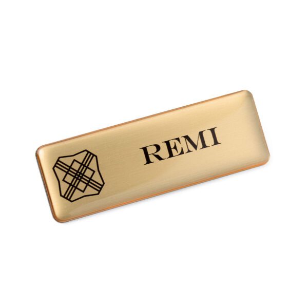 Silver/Gold Magnetic Name Badge