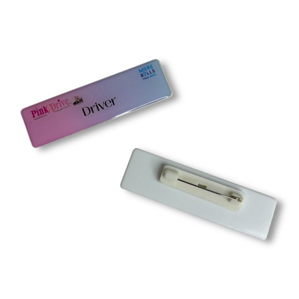 Standard Name Badge with Pin